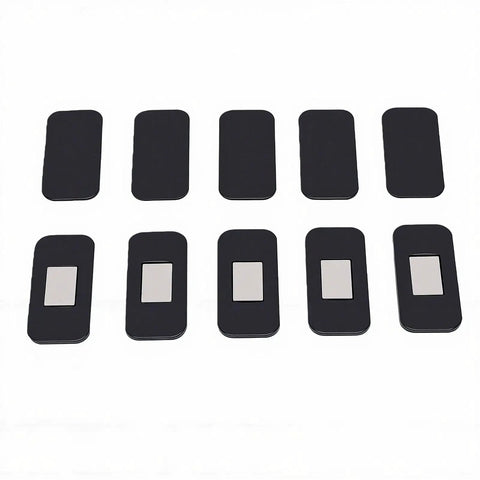 10-piece view of 20 Pack Magnetic Cabinet Door Catches Peel And Stick Adhesive Mount Stainless Steel Magnetic Latch