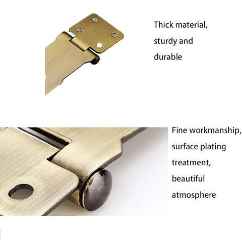 Close-up of Keyed Hasp Locks With Twist Knob, Stainless Steel Safety Latch For Cabinets And Gates, 4 Inch Bronze Finish hardware.