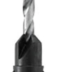 Killer Workhorse Speedbor Countersink Combo Bit For Wood, Number 12 Pilot Hole and Four Cutter Bore, Hex Shank with Widened Flutes