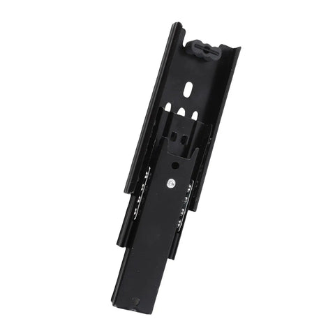 Mini Short Drawer Slides Set Of 2 Durable Zinc Plated Steel Rails For Smooth Quiet Drawer Operation, single rail view