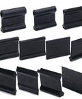 Clutch Ergonomic Contour Sanding Grip Set With Slick Non Slip Rubber Palm Pad And Tight 21 Profile Designs, ten rubber grip shapes for sanding.