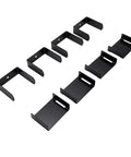 Premium 2.5 Inch Axle Torsion Clamp Kit With Heavy Duty Stainless Steel Leaf Spring Repair Clips For Truck And Trailer Vehicle Stability Control Upgrades black steel clips