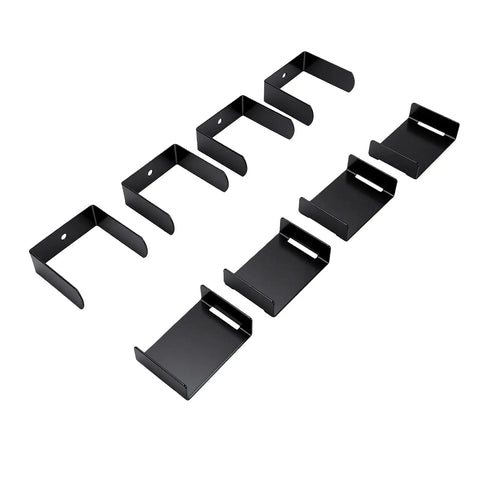 Premium 2.5 Inch Axle Torsion Clamp Kit With Heavy Duty Stainless Steel Leaf Spring Repair Clips For Truck And Trailer Vehicle Stability Control Upgrades black steel clips