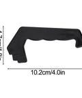 Moka Pot Handle Replacement For 1 To 12 Cup Stovetop Espresso Pots, Black Plastic Handle, 4.0in long, tool-free install