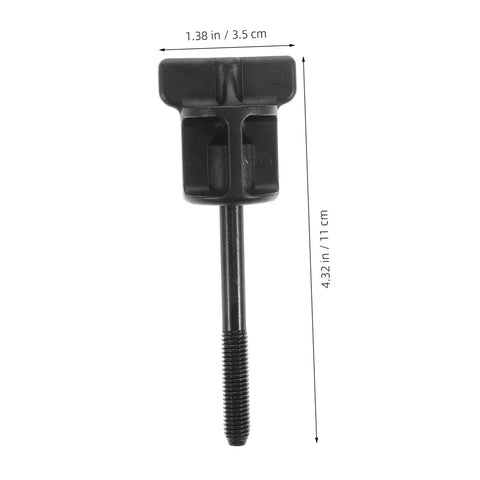 Black Spare Tire Bolt Adapter For Civic HRV Wheel Mounting Screw Easy Install No Fuss Quick Fit Retainer Clamp 11 cm