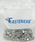 Bag of Nylon Insert Hex Lock Nuts 7/16-20 Stainless Steel 18-8 Plain Finish Corrosion-Resistant Heavy-Duty Fasteners