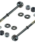 Nuke Worn Suspension Parts Fast With This Heavy Duty Front 10 Piece Steering Overhaul Kit For 4WD Ford F250 Super Duty with sway bar links and hardware.