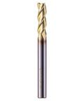 Workhorse High Performance Solid Carbide Square End Mill For Aluminum And Copper ZrN Coated 37 Degree Helix Three Flute Cutting Diameter