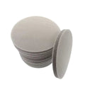 Premium 5 Inch Sponge Sanding Discs With Hook Loop Backing For Wet Dry Polishing Use, stacked gray foam pads, ultra fine 2000 grit.