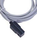 Proximity Switch For Air Cylinders With Wired Magnetic Reed Sensor, Pneumatic Proximity Sensor, DB54, close-up with gray cable