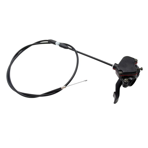 Seven Eighths Inch Twenty Two Millimeter Thumb Throttle Cable Assembly For ATV Quad Go Kart Pit Bike From FiftyCc To Two Hundred FiftyCc Fits Most Chinese And Japanese Brands