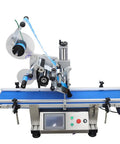 Straight Up Real Deal Fully Automatic Labeling Machine For Flat Surfaces With Touch Screen Control and Smart Auto Correction, front view.