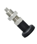 Stainless steel plunger from Nose Spring Plunger Set In Four Sizes With Self Locking Knob And Spring Return Indexing