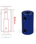 Compact Linear Motion Guide D14L25 Aluminum Alloy Rigid Shaft Coupling dimensions and blue shaft coupler
