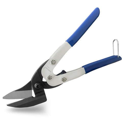 Heavy Duty Ten Inch Aviation Metal Snips For Cutting Hardware Cloth Metal Sheet Carpet Cardboard With Offset Blade Design And CrV Steel Construction