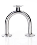 1.5 Inch Tri Clamp U Sweep Bend Pipe 3 Way Tee Tube Fitting Fabricated From Grade 304 Stainless Steel For Homebrew And Distilling Kits