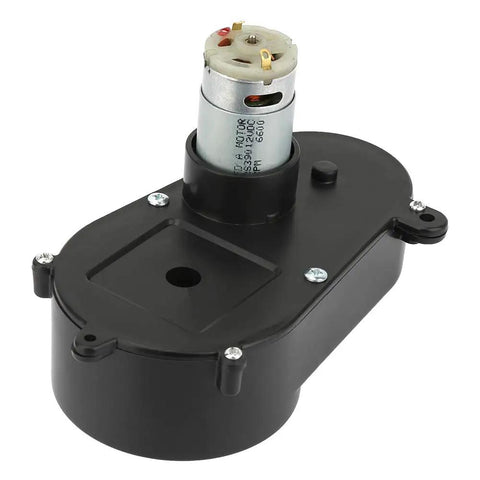 Quiet Electric Steering Gearbox For Kids Ride On Cars, High RPM 5600, 12V Replacement Motor with low noise, durable design