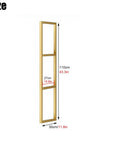 Heavy Hitter Gold Floating Shelf Brackets For Wall And Ceiling Wrought Iron Support Hooks dimensions 110cm x 30cm design