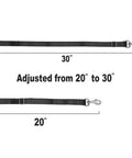 Heavy Duty Horse Bucket Straps 4 Pack With Adjustable Nylon Lashing Straps And Swivel Snap Hooks Up To 700 Lbs length adjustment diagram