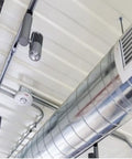 CO Gas Detector Transmitter For HVAC And Marine Use With Display 0 To 250 PPM Range High Accuracy Safety Monitor installed on HVAC duct