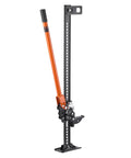 VEVOR 42 Inch Farm Jack 7000 Lbs High Lift Utility Ratchet Off Road Heavy Duty Truck Tractor SUV Jeep Recovery Winch Clamp Pull Tool 5-36 In Range, showing the manual ratchet mechanism and lift range.