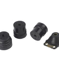 Beefy Electric Saw Buffer Kit For 028 Series with three circular buffers and one water tank buffer, black rubber material.
