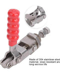Beefy Heavy Duty Push Pull Toggle Clamp Made From 304 Stainless Steel For Heavy Workpieces With 136 Kg Gripping Force 180 Degree