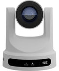 Dual White Ptz Camera Bundle With 20x Optical Zoom Native Sdi Hdmi Usb And Ndi Hx Streaming Smooth joystick controller front view.