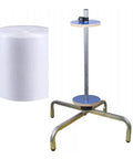 Industrial Grade Wall Mount Vertical Bubble Wrap Dispenser And Heavy Duty Film Packing Station With No Hassle Roll Change For Up To Fifty Nine Inch Wide Commercial Holder with bubble wrap roll.
