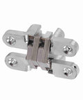 Close-up of 180 Degree Zinc Alloy Hidden Folding Door Hinges For Cabinets And Sliding Doors Built Tough Rustproof Stainless Steel