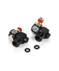 Ultra Air Hose Swivel Kit With Articulating Swivel For Air Tools And Hoses In Tight Spaces Universal Adapters Black Aluminum
