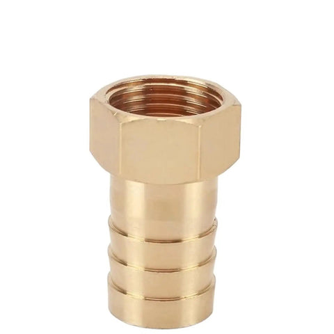 Brass Pneumatic Fittings Kit with Female Thread for 6mm 8mm 10mm 12mm Hose Barb Tail Gas Fittings, pagoda style barbed joint