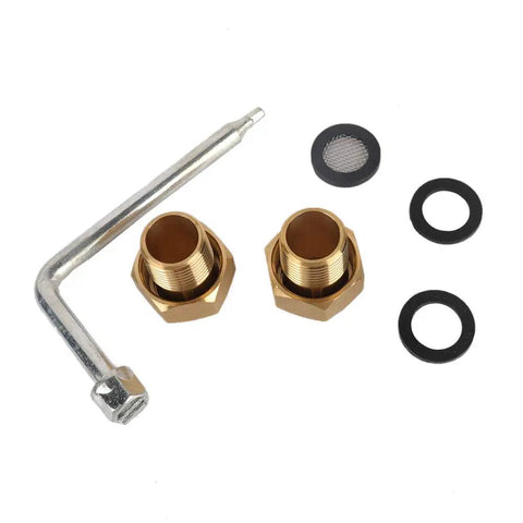 Installation kit for 115V 60Hz Three Quarter Inch Outlet Cast Iron Pressure Booster Pump including fittings and gaskets