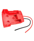 Red 18V Battery Adapter Conversion Kit With Secure Connector Wires For Easy Plug And Play Power From Lithium Ion Cells To Other 18V Devices