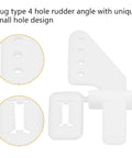 RC Airplane Control Horns And Clevis Kit 20 Sets 4 Hole Rudder Angle Easy Install Plug N Play Upgrade Spare Part Detail