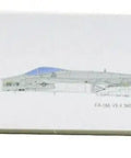 Box image of FA18 VFA 87 Golden Warriors 1 to 72 scale plastic model airplane kit with detailed parts and quality decals.