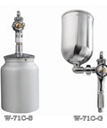 Shop Grade Pneumatic Spray Gun With Gravity Feed Delivers Smooth As Silk Finishes For Automotive And Wood Repair with gravity feed cup.