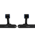 Pair Weld In Engine Swap Motor Mounts Kit For Ford SBF Small Block V8 289 302 351W Black Front Position Heavy Duty Includes Two Mounts And Four Plates Per Side Ready To Install No Fuss, showing black mounts with plates