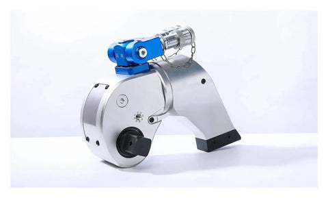 Professional Grade Hydraulic Torque Wrench With One Point Five Inch Square Drive showing detailed design and ergonomic features.