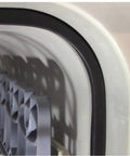 Interior view of installed dishwasher door gasket seal replacement for Whirlpool Maytag KitchenAid Kenmore Amana