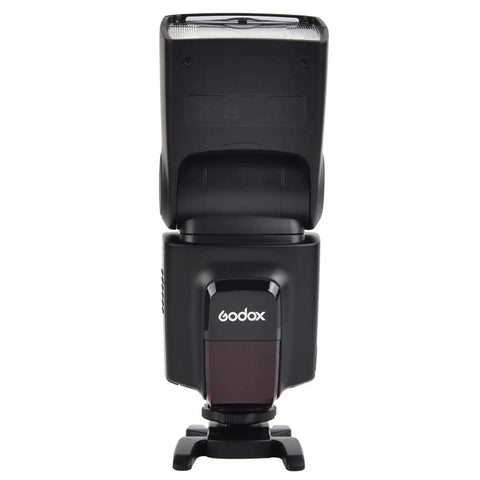 Back view of TT520II Wireless Speedlite Flash With 433MHz Transmission RT Transmitter 16 Channels Built In Receiver