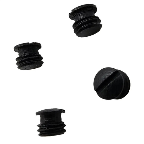 4 Pack Rifle Plug Screws Six Forty Eight Thread For Popular Rifles Hardened Steel Black Finish Precision Fit