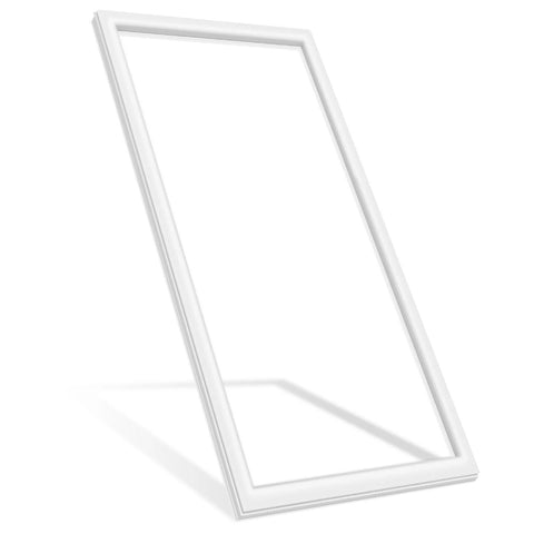 Freezer door gasket, white, 67.1 x 33 in, angled view