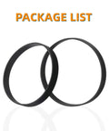 Replacement Vacuum Belts for Bissell CleanView Swivel Rewind Pet Reach Upright Models 3195 3196 3197 3197A 3198 3198A Pack of 2 Elastic Rubber Belts Built for Durability Easy Fit Strong Suction Long Lasting Performance, two black rubber belts