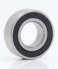 Heavy Duty Hybrid Ceramic Bearings 8x16x5mm Abec-1 For Motor Spindles with a steel race and black seal.