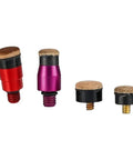 Top Notch 4 Piece Cowhide Tapping Heads Kit With M8 Threads For Hammers To Smooth Out Dents Without Bruising Paint While Staying Lightweight And Super Tough, four cowhide tapping heads