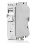 20 Amp 1 Pole Plug On GFCI Circuit Breaker For 120 Volt Home Wiring White With Thermal Magnetic Trip And Reset Lockout For Safe Rough In Load Center DIY Friendly Setup