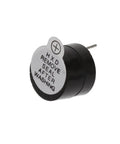 Close-up of a Pack Of 10 5V Active Buzzer With Magnetic Long Continuous Beep Tone 12 By 9Point5mm Mini Piezo Buzzer showing seal.