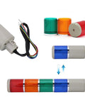 Four Stack Andon Tower Lights Kit For Industrial Machines, Ultra Bright Four Color Signal Lights, detachable stack parts