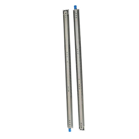 Heavy Duty 40 Inch Drawer Slides Side Mount Full Extension For Cabinets And RVs Made Of Cold Rolled Steel Pair, side view